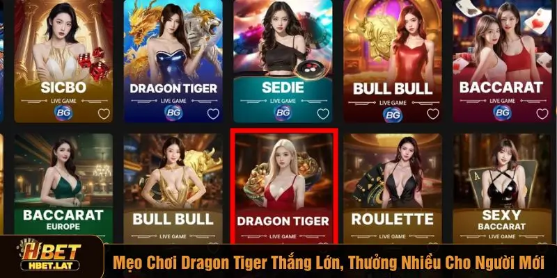 Mẹo chơi Dragon Tiger
