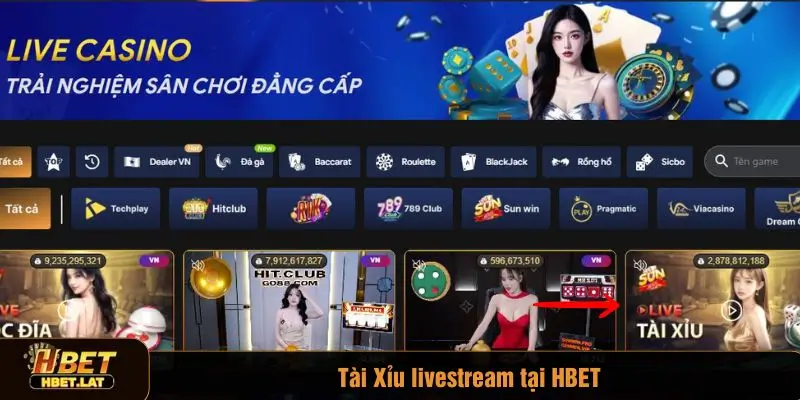 Tài Xỉu livestream mang lại trải nghiệm sống động như thật